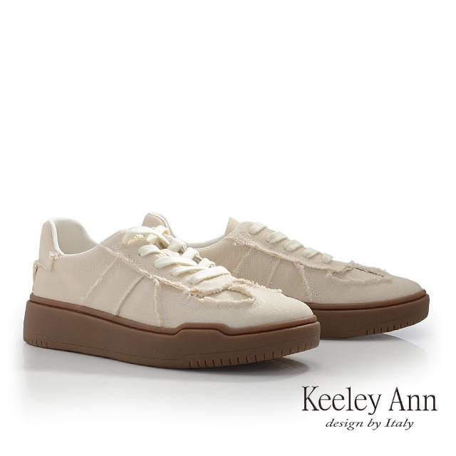 【Keeley Ann】牛仔布簡約休閒鞋(米白色526667132-Ann系列)