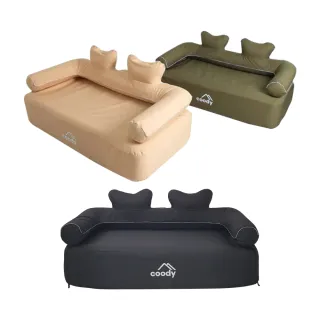 【Coody】新款方形充氣沙發(無線充氣幫浦 LED燈 露營 逐露天下)