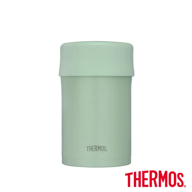 【THERMOS膳魔師】買1送1_不鏽鋼彈蓋保溫瓶500ml+大口徑燜燒罐500ml(JEWC-501+JBN-501)