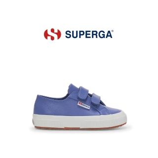 【SUPERGA】休閒鞋 童鞋 魔鬼氈 2750 經典系列 藍紫 S3133QW-A1F