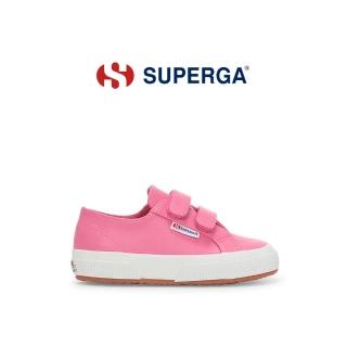【SUPERGA】休閒鞋 童鞋 魔鬼氈 2750 經典系列 粉紅 S3133QW-A1G