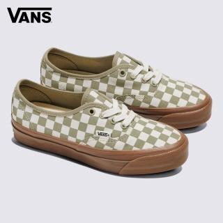 【VANS 官方旗艦】MTE Authentic Reissue 44 男女款灰綠色棋盤格滑板鞋