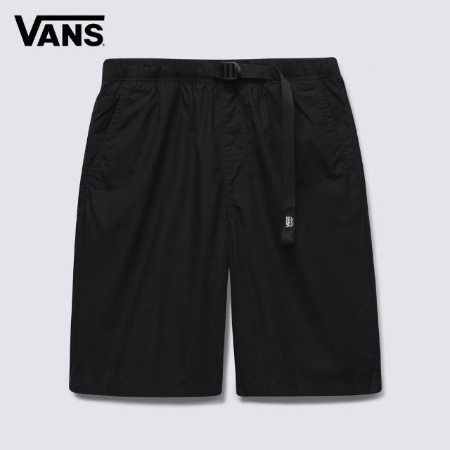 【VANS 官方旗艦】City Boy Baggy 男女款黑色短褲