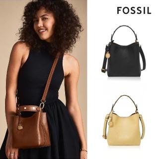 【FOSSIL 官方旗艦館】Jessie 真皮水桶包(多色可選)