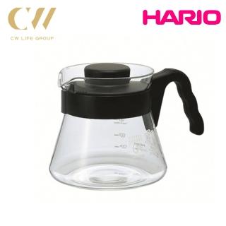 【HARIO】V60經典耐熱玻璃咖啡壺/好握咖啡壺600ml(XVD-60B/VCS-02B)