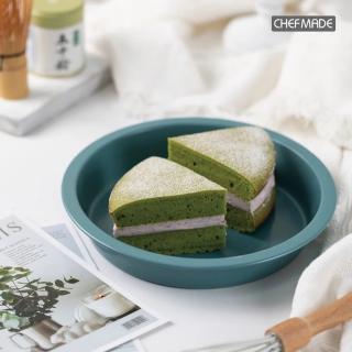 【Chefmade 學廚】環保系列 綠色圓形不粘披薩烤盤模具(WK10018-10英寸披薩烤盤)