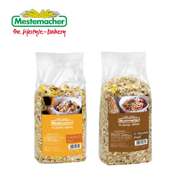 【MESTEMACHER 麥大師】德國天然穀片1000g(什錦榛果/綜合果)