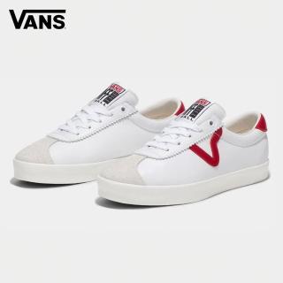 【VANS 官方旗艦】Premium LX Sport Low 73 男女款白色/紅色滑板鞋