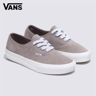 【VANS 官方旗艦】Authentic 男女款卡其灰色滑板鞋