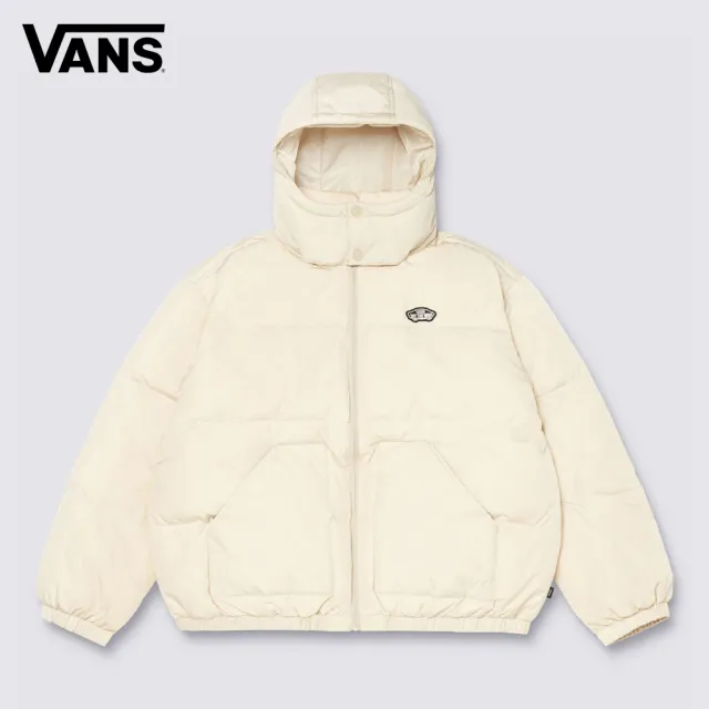 【VANS】官方旗艦 Multi Quilt 米白色羽絨外套