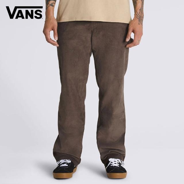 【VANS 官方旗艦】Drill Chore Carpenter Relaxed Cord 男女款咖啡色工裝長褲