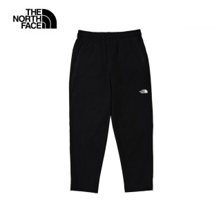【The North Face】TNF 休閒 可調節抽繩運動休閒長褲 W FLEX WOVEN JOGGER - AP 女 黑(NF0A8EYRJK3)