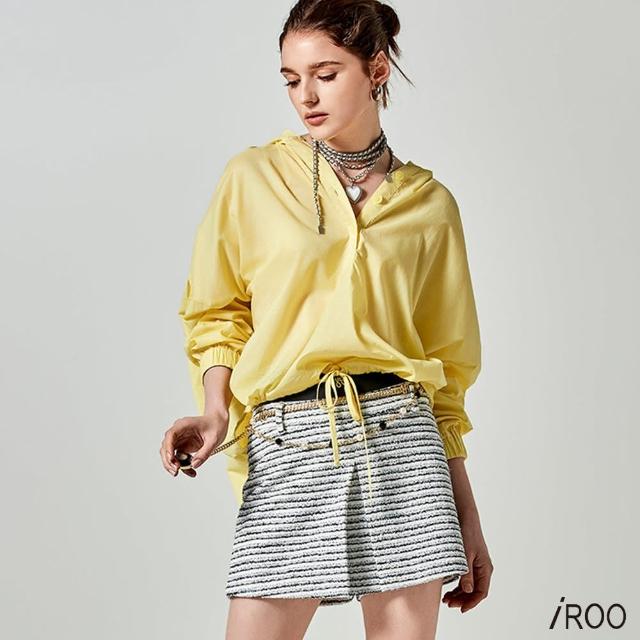 【iROO】小蒼蘭色連帽上衣