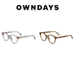 【OWNDAYS】OWNDAYS 湯姆貓與傑利鼠85週年聯名限定款 威靈頓款膠框金屬光學鏡框(TJ2002B-5S)