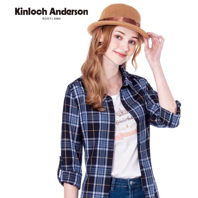 【Kinloch Anderson】皇冠燙鑽KA電繡設計棉質短袖上衣(KA1253018 粉紅/白色)