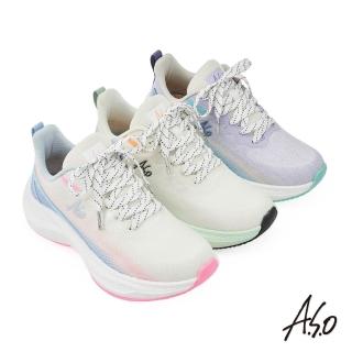 【A.S.O 阿瘦集團】A.S.O 奈米銅纖維綁帶運動女鞋(3色任選)