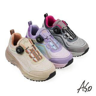 【A.S.O 阿瘦集團】A.S.O 奈米銅纖維旋鈕運動女鞋(3色任選)
