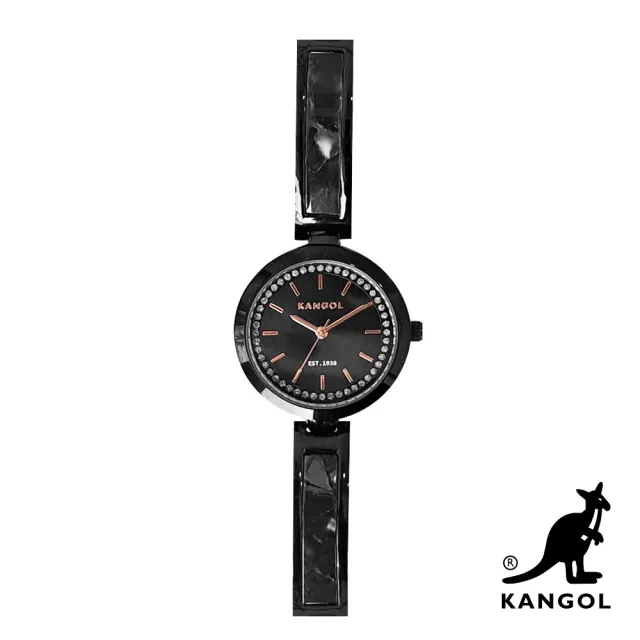 【KANGOL】下單登記贈100MO幣│英國袋鼠 最新優雅晶鑽錶/手錶/腕錶(多款任選)