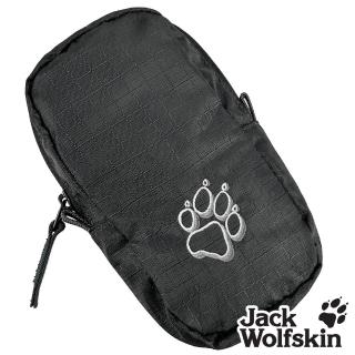 【Jack wolfskin 飛狼】Molle Pouch 多功能手機吊掛包 旅行隨身包(灰黑)
