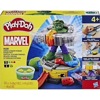 【PLAYDOH 培樂多】漫威浩克重擊遊戲組 F9826(MARVEL)