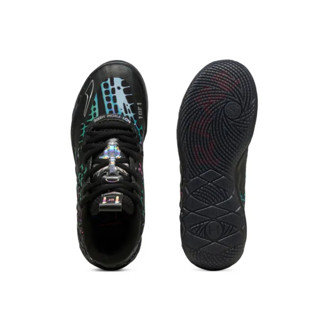 【PUMA】籃球鞋 TMNT x Puma MB.01 Baxter Stockman 黑彩虹色 獨特 運動鞋 休閒鞋 男鞋 311580-01