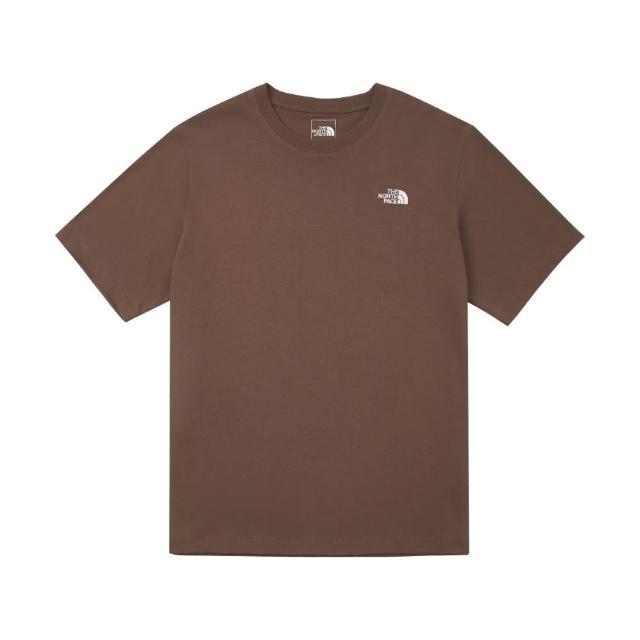 【The North Face】北臉 短袖上衣 男 女 中性 U RLX CORE SMALL LOGO TEE 棕 NF0A8DEV1OI