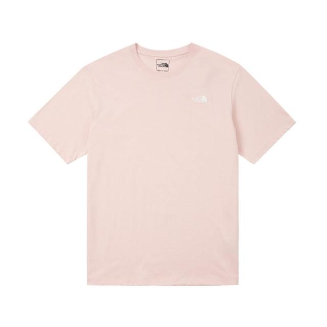 【The North Face】北臉 短袖上衣 男 女 中性 U RLX CORE SMALL LOGO TEE 粉 NF0A8DEVLK6