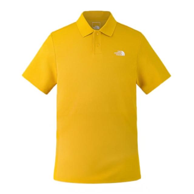 【The North Face】北臉 短袖上衣 男 POLO衫 防曬 M PIQUE POLO 黃 NF0A7WD20XI