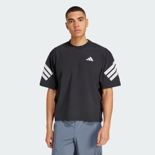 【adidas 愛迪達】Gym+ 3s Pump Co 男 T恤 運動上衣 休閒短袖 吸濕排汗 黑 亞版(JC5238)