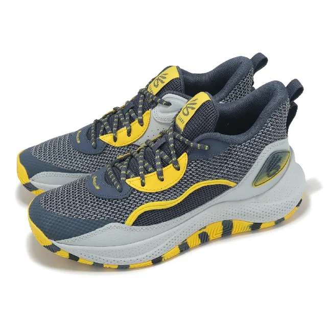 UNDER ARMOUR】籃球鞋Curry 3Z 24 男鞋藍黃緩衝輕量咖哩子系列運動鞋UA