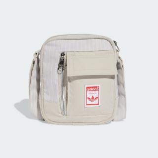 【adidas 愛迪達】側揹包 斜揹包 小包 運動小包 隨身小包 S BAG 米白 JD5445