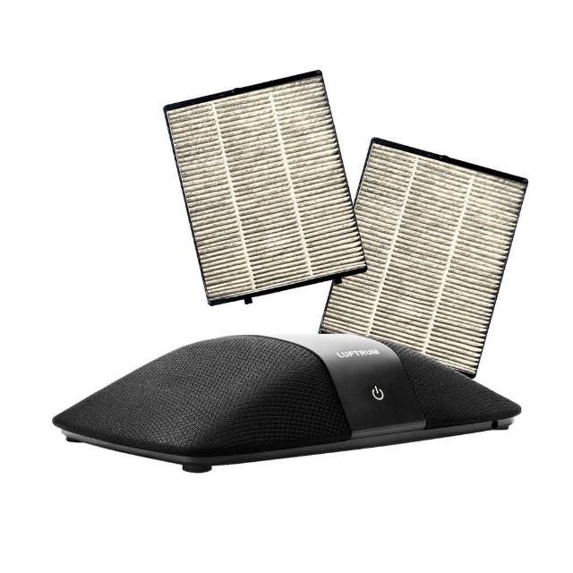 【LUFTRUM 瑞際】智能車用空氣清淨機C401A+兩片網 (銀河黑)