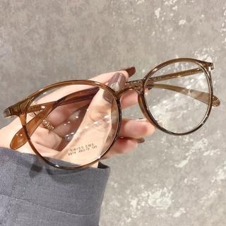 【LEESA】圓形眼鏡\小臉神器\眼鏡\防藍光\近視眼鏡\無度數眼鏡\平光眼鏡\女生眼鏡\眼鏡框\素顏眼鏡\眼鏡架