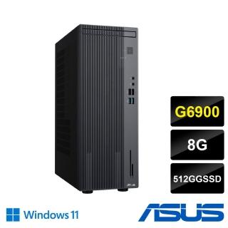 【ASUS 華碩】G6900雙核大容量電腦(G6900/8G/512G SSD/W11/三年保/H-S503MER-0G6900003W)