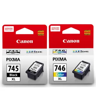 【Canon】官方直營 PG-745XL+CL-746XL 原廠墨水匣組合(TS3370/MG2470/MG2570/MG2970/MG3070/MG3077/TR4670)