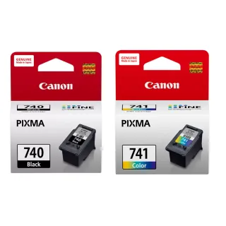 【Canon】官方直營 1黑1彩組★PG-740+CL-741 原廠墨水匣(適用機型：MG3670/MG3170/MG4170/MG2270/MG3270)