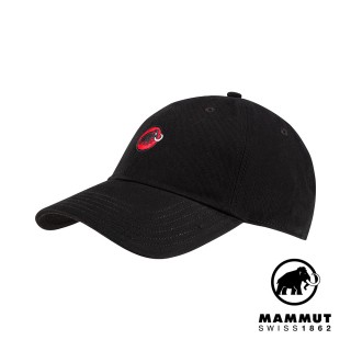 【Mammut 長毛象官方直營】Baseball Cap Mammut 經典棒球帽 黑色PRT1 #1191-00051