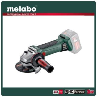 【metabo 美達寶】18V鋰電5 砂輪機-快拆空機(W 18 LTX 125 Quick)