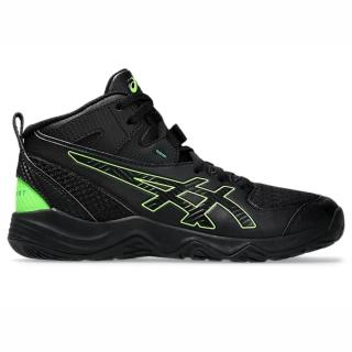 【asics 亞瑟士】Dunkshot Mb 10 大童 兒童 籃球鞋 穩定 支撐 緩震 黑 綠(1064A019-001)