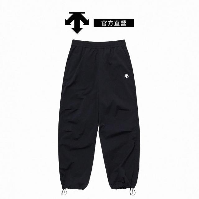 【DESCENTE】迪桑特 復古長褲 長褲 男士 運動長褲(黑色)