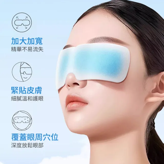 【Nil】夏季必備冷感眼貼 水凝膠冷敷冰眼罩 輕薄冷感眼罩膜 護眼冰涼貼