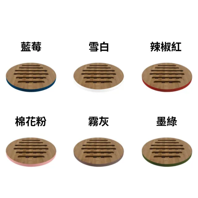 【Cookut】木頭隔熱墊 28cm（共六色）