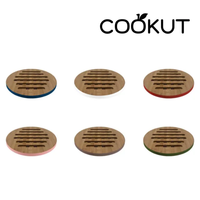 【Cookut】木頭隔熱墊 28cm（共六色）