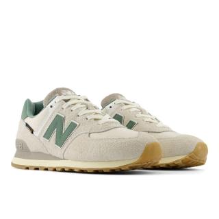【NEW BALANCE】574 男女鞋 米白綠 麂皮 Cordura 抗撕裂 經典(U574GDG)