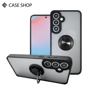 【CASE SHOP】CASE SHOP 三星 A36 5G 指環支架站立保護殼-黑(360度可調整式支架 一秒輕鬆追劇)