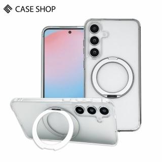 【CASE SHOP】CASE SHOP 三星 A36 5G 360度磁吸站立保護殼-透明(360度可調整式支架 一秒輕鬆追劇)
