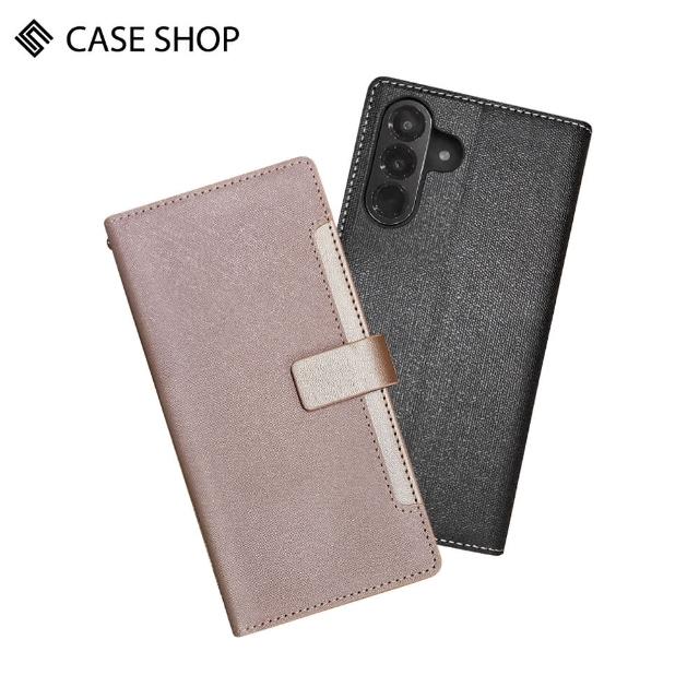 【CASE SHOP】三星 A56 5G 前收納側掀皮套(內襯卡片夾層 翻蓋站立)