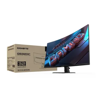 【GIGABYTE 技嘉】GS32QC 32型 165Hz HDR萊茵護眼電競螢幕(VA/31.5吋/165Hz/1ms/HDR/DP)