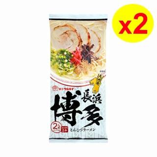 【丸太拉麵】博多豚骨拉麵185gX2包