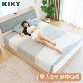 【KIKY】檸檬塔天絲硬式獨立筒床墊(雙人5尺)